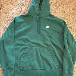 Nike Men's Teal Hoodie Sweater